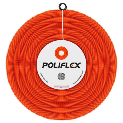 Poliflex Naranja Sin Guía De 3/4  Rollo Con 50 M