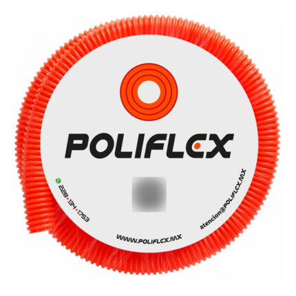 Poliflex Naranja De 3/4 , Rollo Con 5 Metros