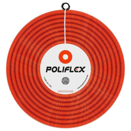 Poliflex Naranja Sin Guía De 1/2  Rollo Con 100 M