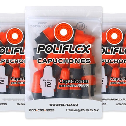 Capuchones Poliflex Paquete De 5 Bolsas