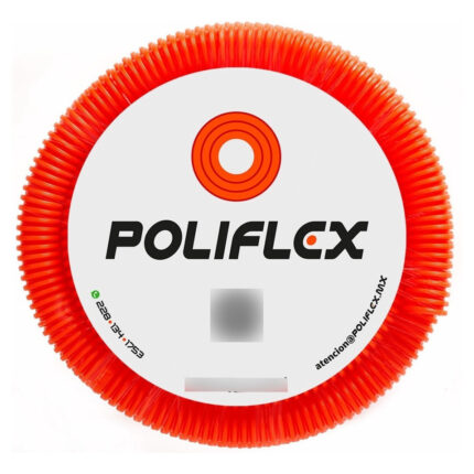 Poliflex Naranja De 1/2 , Rollo Con 5 Metros
